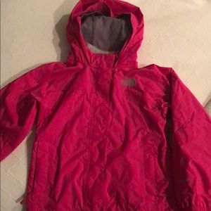 The North Face rain jacket